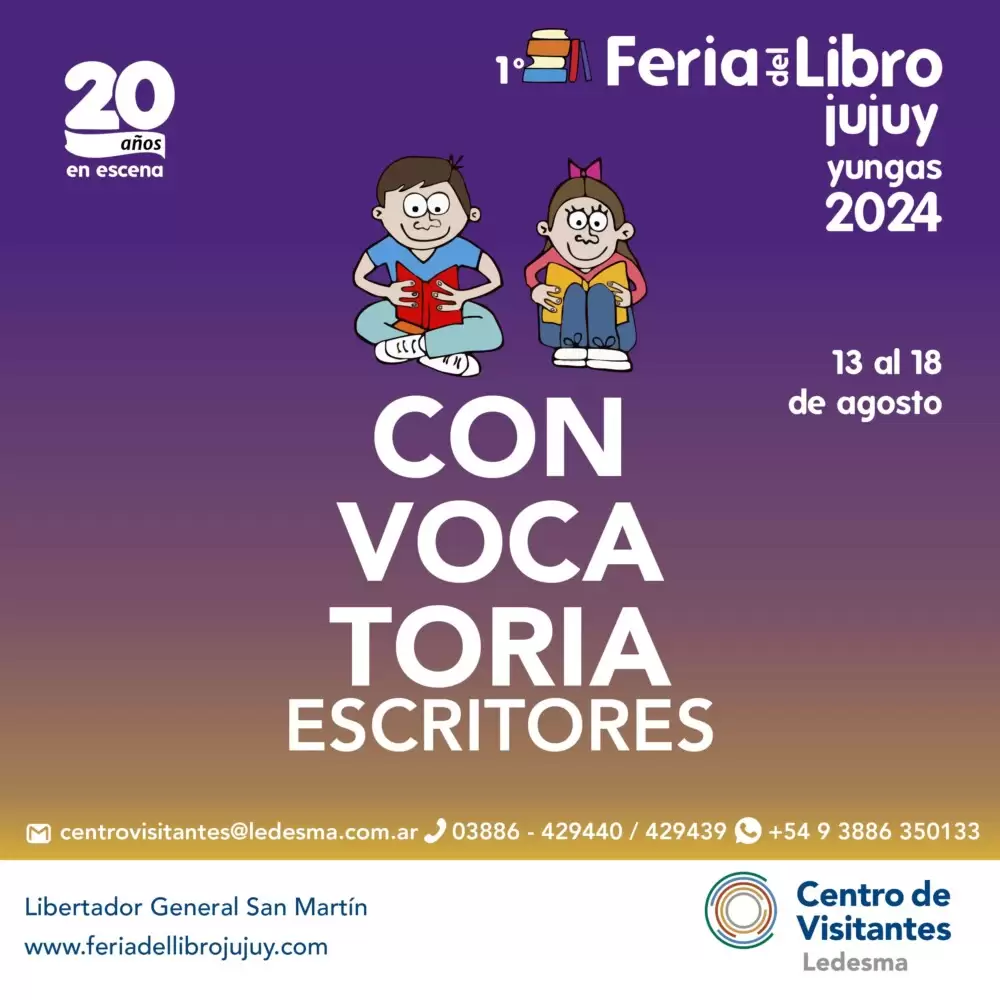 1° feria del libro Jujuy en las Yungas - Ojos del Mundo