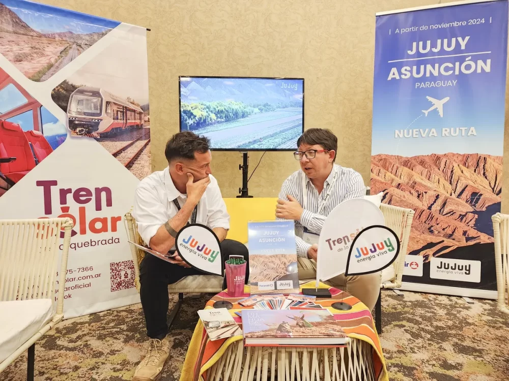 El vuelo Jujuy-Asunción, el tren solar y El Cabildo fueron presentados en el 39° Workshop - Ojos del Mundo