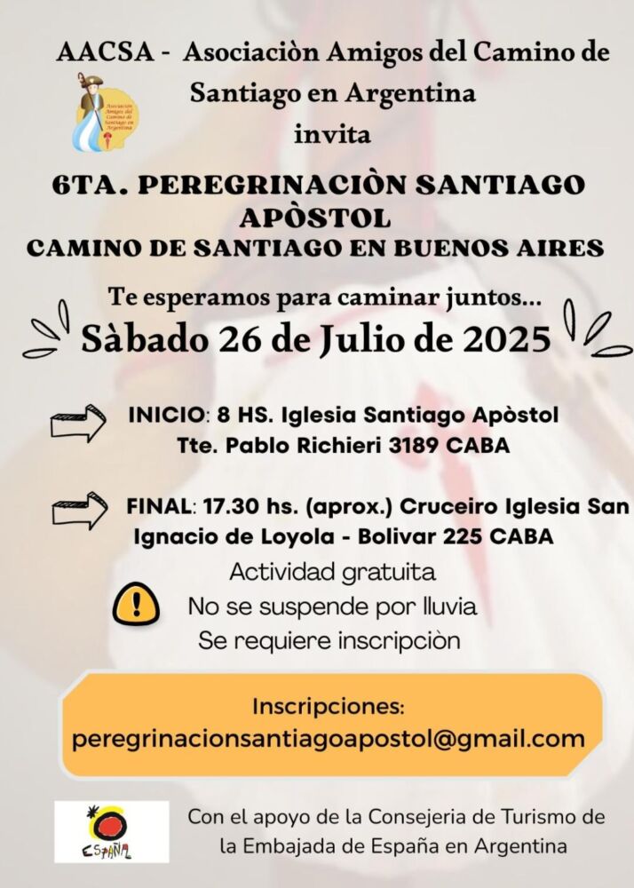 6ta Peregrinación Santiago Apóstol: Un camino de fe y encuentro en Buenos Aires - Ojos del Mundo