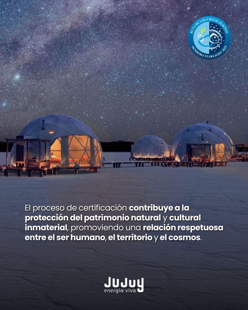 Jujuy obtuvo la certificación internacional Sendero Starlight 2025 - Ojos del Mundo